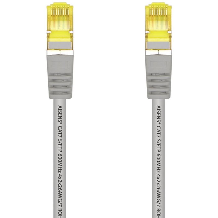 Aisens Cable de Red RJ45 Cat.7 S/FTP 25cm Gris Aisens Cable de Red RJ45 Cat.7 S/FTP 25cm Gris